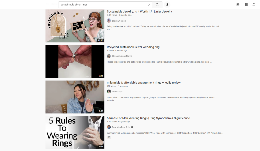 Youtube search bar